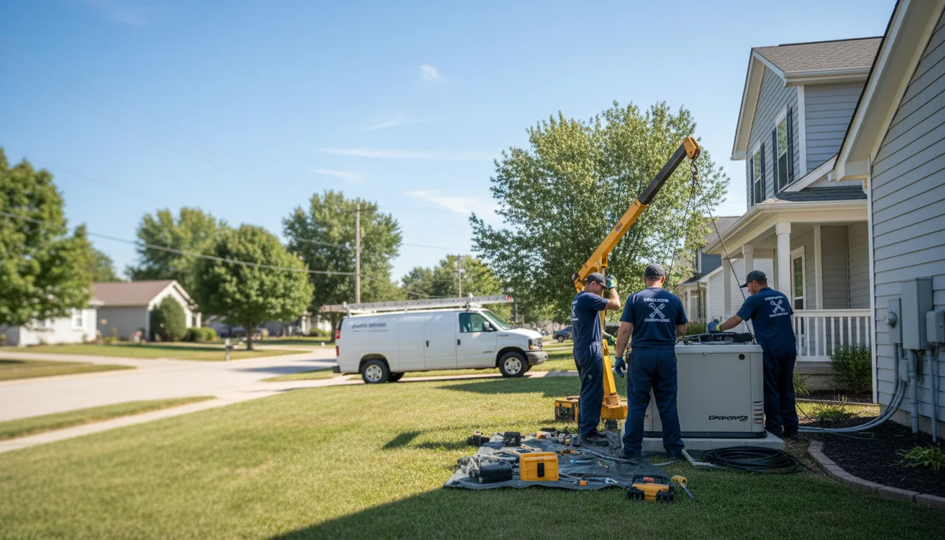 Generator Installation in Brownsburg, IN near me
